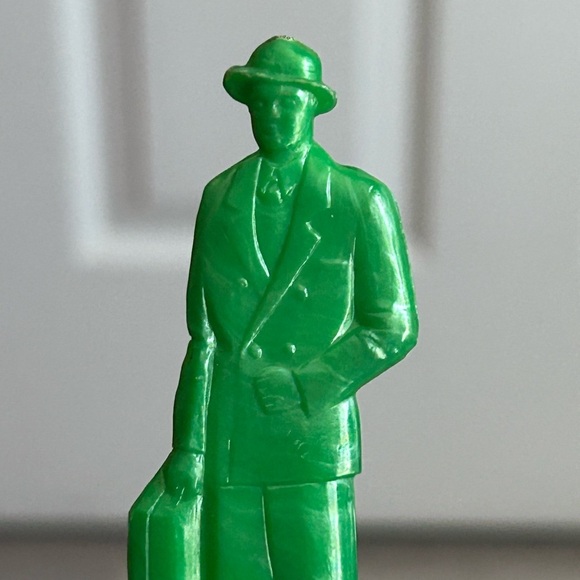 4/$100 Vintage 1950 Green Letter Opener or bar drink stir stick 🥃 - Picture 3 of 6